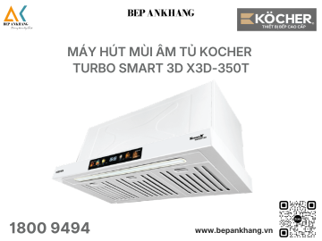 Máy hút mùi âm tủ Kocher TURBO SMART 3D X3D-350T - 700MM
